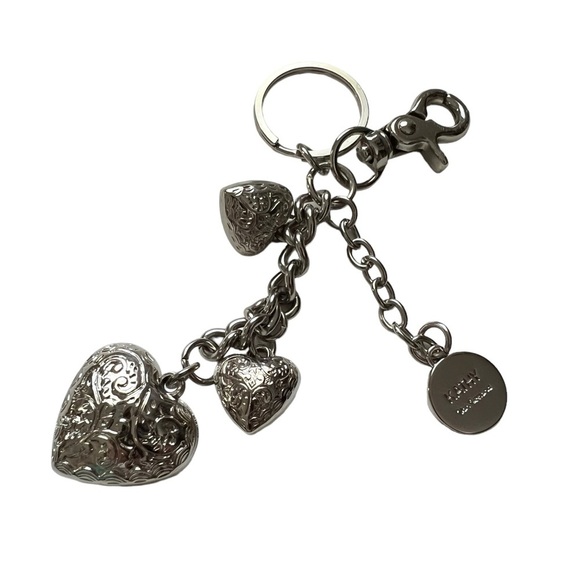 Kathy Van Zeeland Charm Keychain Silver Tone - Picture 7 of 8